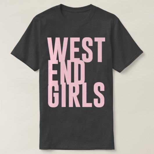West End Meisjes roze T-shirt (Design voorkant)