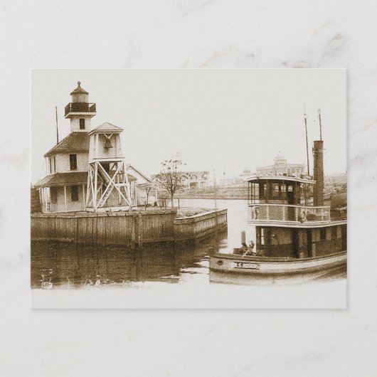 West End New Orleans 1906 Briefkaart (Voorkant)