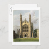 West End of King's College Chapel, Cambridge, van Briefkaart (Voorkant / Achterkant)