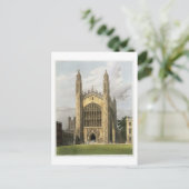 West End of King's College Chapel, Cambridge, van Briefkaart (Staand voorkant)