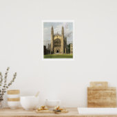 West End of King's College Chapel, Cambridge, van Poster (Keuken)