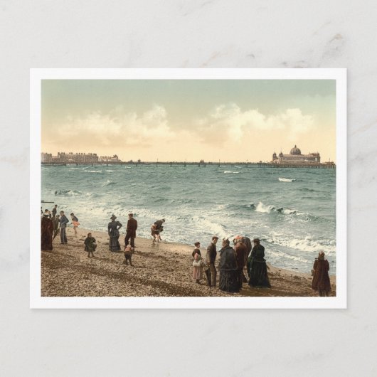 West End Pier I, Morecambe, Lancashire, Engeland Briefkaart (Voorkant)