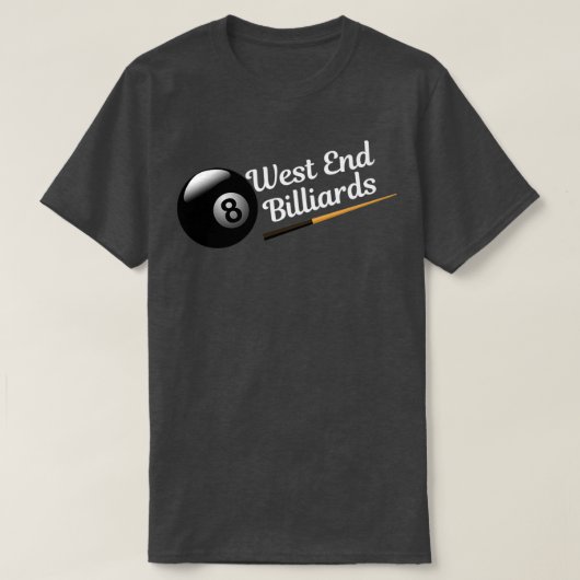West Ende Billiards T-shirt (Design voorkant)