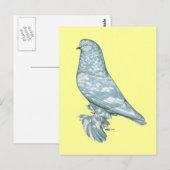 West-Engeland Tumbler: Lavender Mottle Briefkaart (Voorkant / Achterkant)