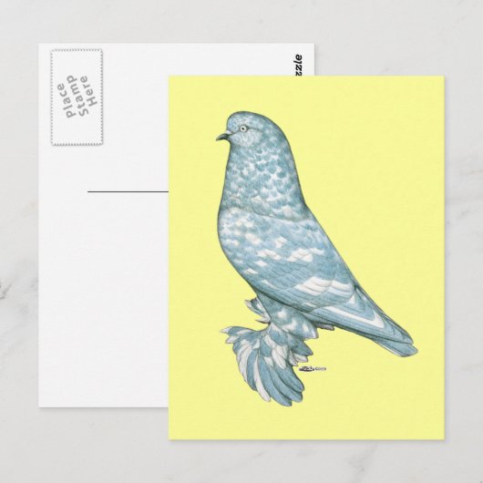 West-Engeland Tumbler: Lavender Mottle Briefkaart (Voorkant / Achterkant)