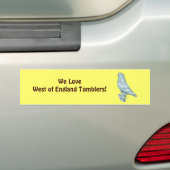 West-Engeland Tumbler: Lavender Mottle Bumpersticker (Op auto)