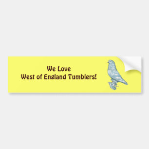 West-Engeland Tumbler: Lavender Mottle Bumpersticker