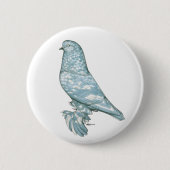 West-Engeland Tumbler: Lavender Mottle Ronde Button 5,7 Cm (Voorkant)