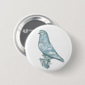 West-Engeland Tumbler: Lavender Mottle Ronde Button 5,7 Cm (Voorkant /achterkant)