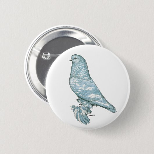 West-Engeland Tumbler: Lavender Mottle Ronde Button 5,7 Cm (Voorkant /achterkant)