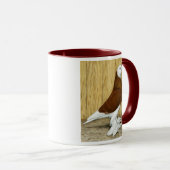 West-Engeland Tumbler Red Baldhead Mok (Voorkant rechts)