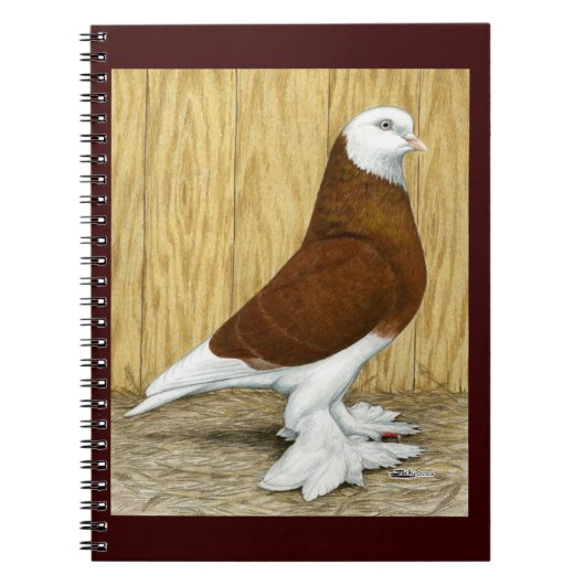 West-Engeland Tumbler Red Baldhead Notitieboek (Voorkant)