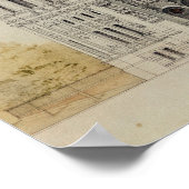 West-facade van de kerk van St. Augustin Poster (Hoek)