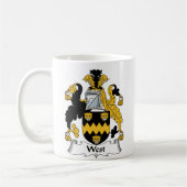 West Family Crest Koffiemok (Links)