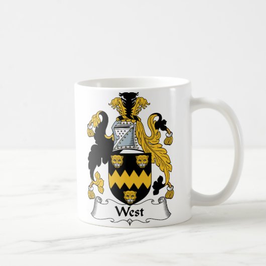 West Family Crest Koffiemok (Rechts)