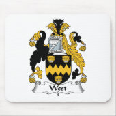 West Family Crest Muismat (Voorkant)