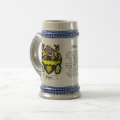 West Family Crest Stein Bierpul (Voorkant links)