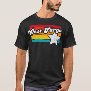 West Fargo North Dakota Vintage noodlijdende Souve T-shirt