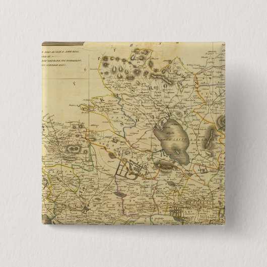 West Fife Vierkante Button 5,1 Cm (Voorkant)