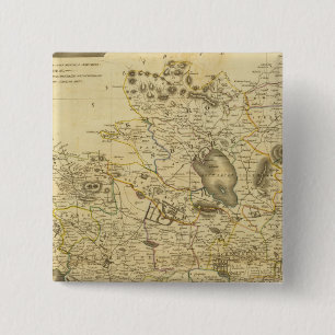 West Fife Vierkante Button 5,1 Cm