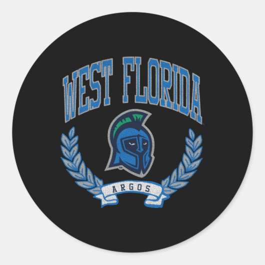 West Florida Argonauts overwinning Ronde Sticker (Voorkant)