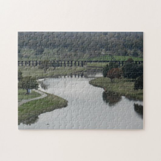 West Fork Trinity River, Fort Worth, Tarrant Legpuzzel (Horizontaal)