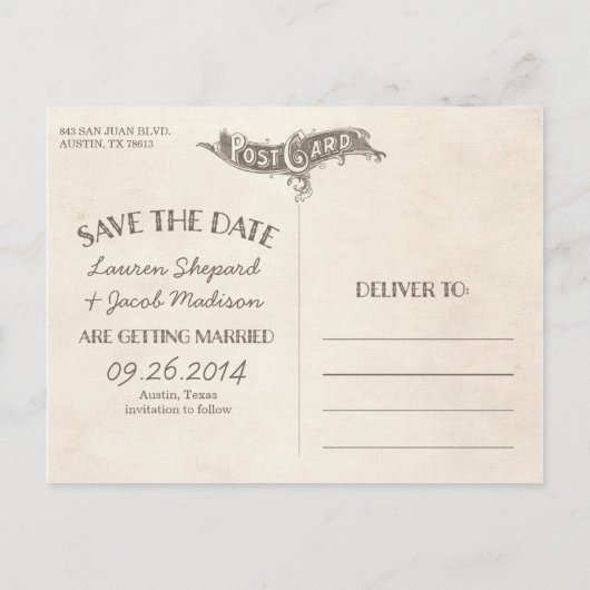 West Foto Sla de datum Briefkaarten (Achterkant)