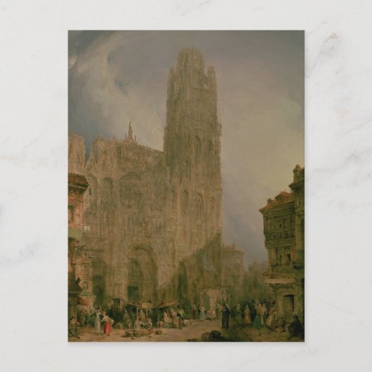 West Front of Notre Dame, Rouen Briefkaart (Voorkant)