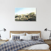 West Front of the Parthenon, bord 19 van Par Canvas Afdruk (Insitu (Slaapkamer))