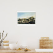 West Front of the Parthenon, bord 19 van Par Poster (Keuken)