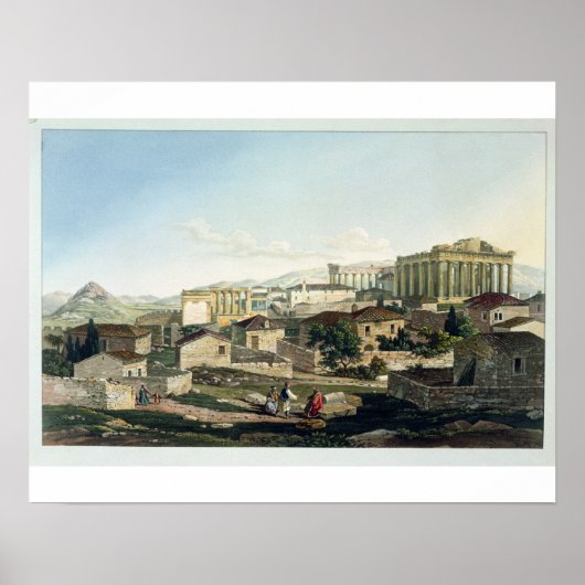 West Front of the Parthenon, bord 19 van Par Poster (Voorkant)