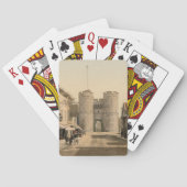 West Gate, Canterbury, Kent, Engeland Pokerkaarten (Achterkant)