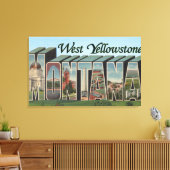 West-geelsteen, Montana Canvas Afdruk (Insitu (Woonkamer))