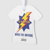 West Genesee Flash slaat het universum 2013 op Ornament (voorkant)
