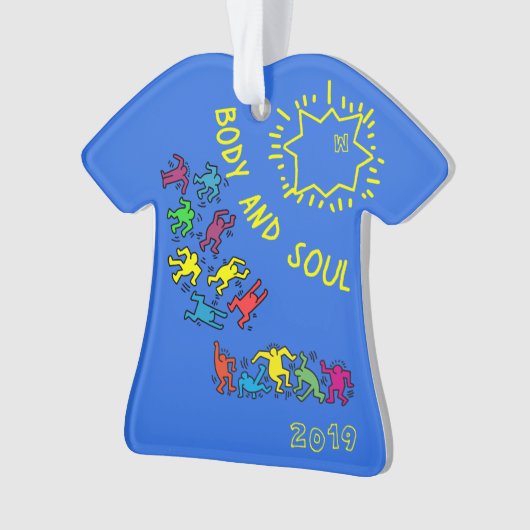 West Genesee Marching Band 2019 T-Shirt Ornament (voorkant)