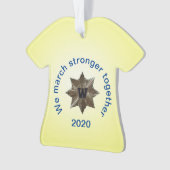 West Genesee Marching Band 2020 Season Ornament (voorkant)