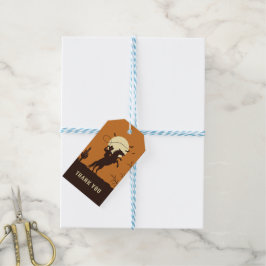 West Halloween Dank je wel Cadeaulabel