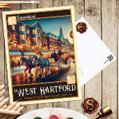 West Hartford, Connecticut |  BRIEFKAART