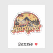 West Hartford, Connecticut Sticker (Vel)