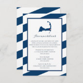 West Harwich Cape Cod Navy Blue | Verhuizing Informatiekaartje (Voorkant / Achterkant)