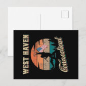 West Haven Connecticut Briefkaart (Voorkant / Achterkant)