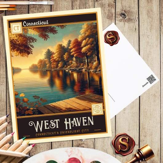 West Haven, Connecticut | Oude ansichtkaart Briefkaart