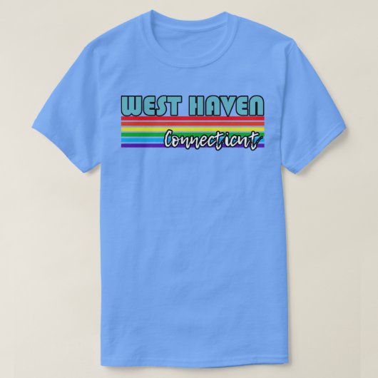 West Haven Connecticut Pride West Haven LGBT Gift T-shirt (Design voorkant)