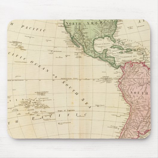 West-Hemisphere-kaart Muismat (Voorkant)