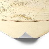 West-Hemisphere-kaart Poster (Hoek)