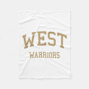 West High School heeft Torrance Ca Retro Sports Fleece Deken