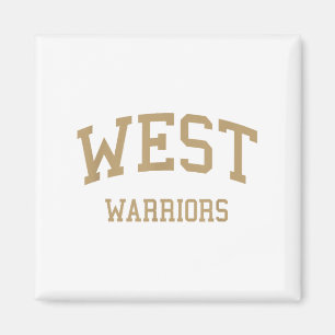 West High School heeft Torrance Ca Retro Sports Magneet