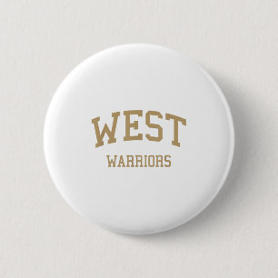 West High School heeft Torrance Ca Retro Sports Ronde Button 5,7 Cm