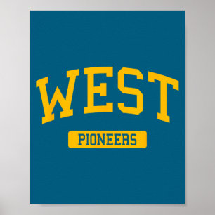 West high school hs wichita ks universitaire sport poster