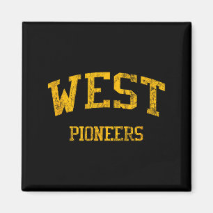West High School Hs Wichita Ks Vintage Srts Magneet